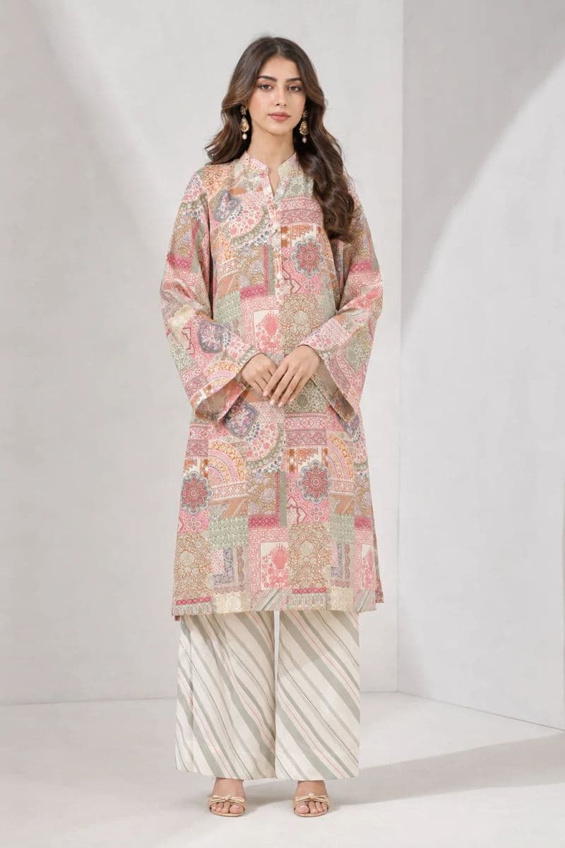 2-PIECE PRINTED CAMBRIC SUIT thumbnail