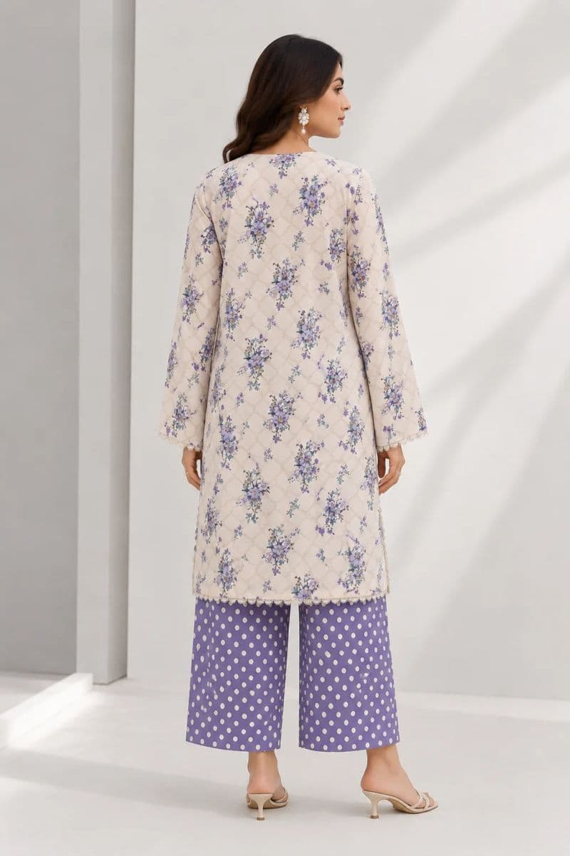 2-PIECE PRINTED CAMBRIC SUIT thumbnail