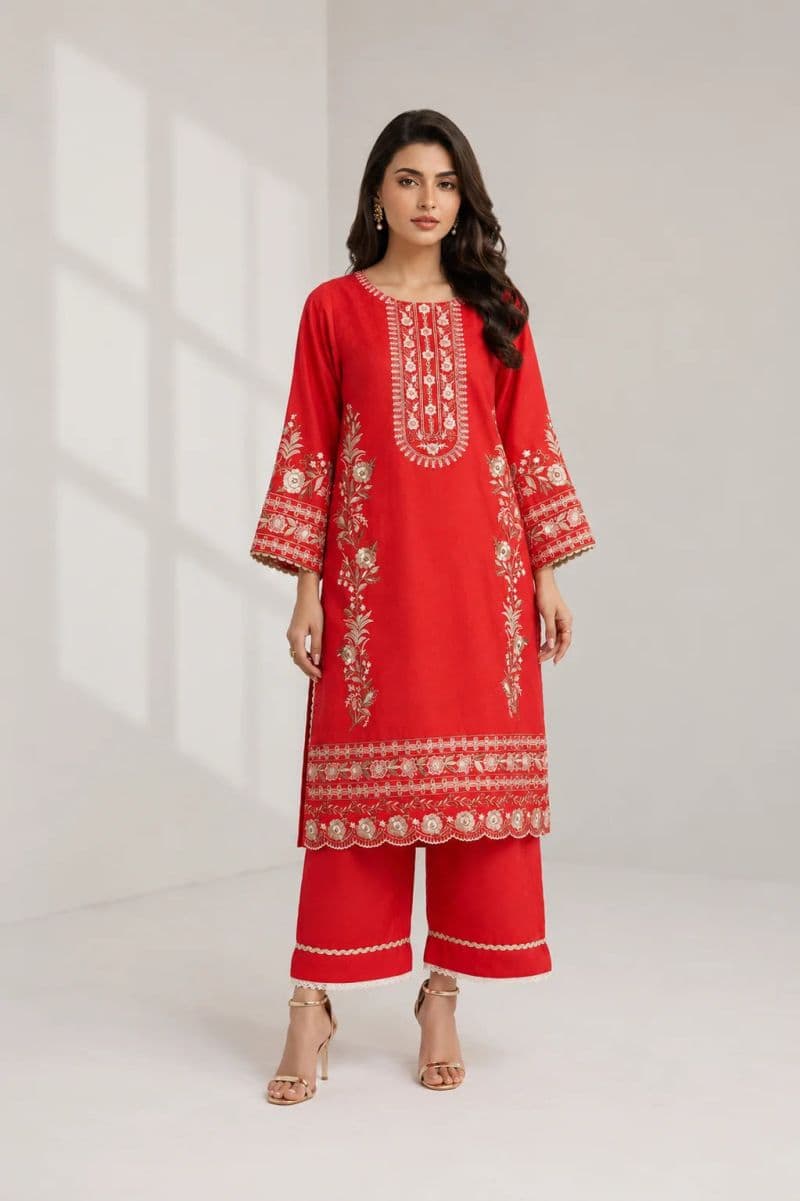 2 Piece - Embroidered JACQUARD Suit thumbnail