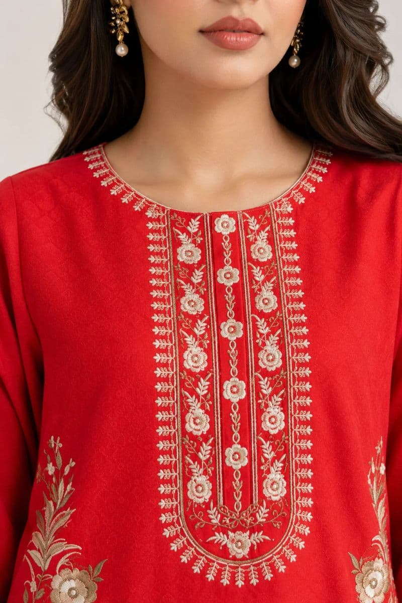 2 Piece - Embroidered JACQUARD Suit thumbnail
