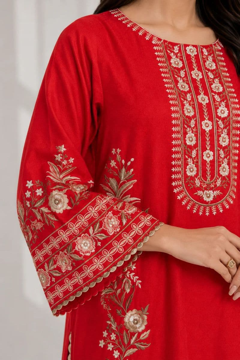 2 Piece - Embroidered JACQUARD Suit thumbnail