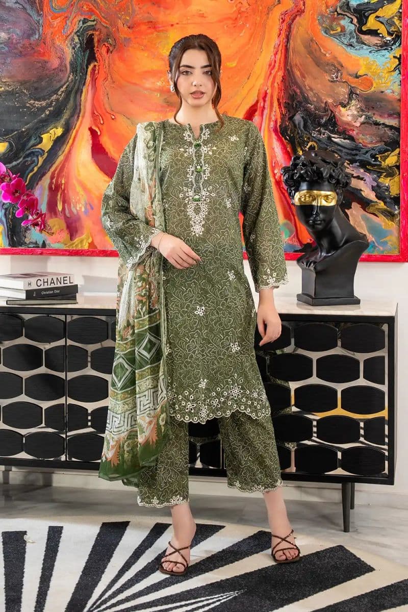 3 Piece - Embroidered Lawn Suit thumbnail