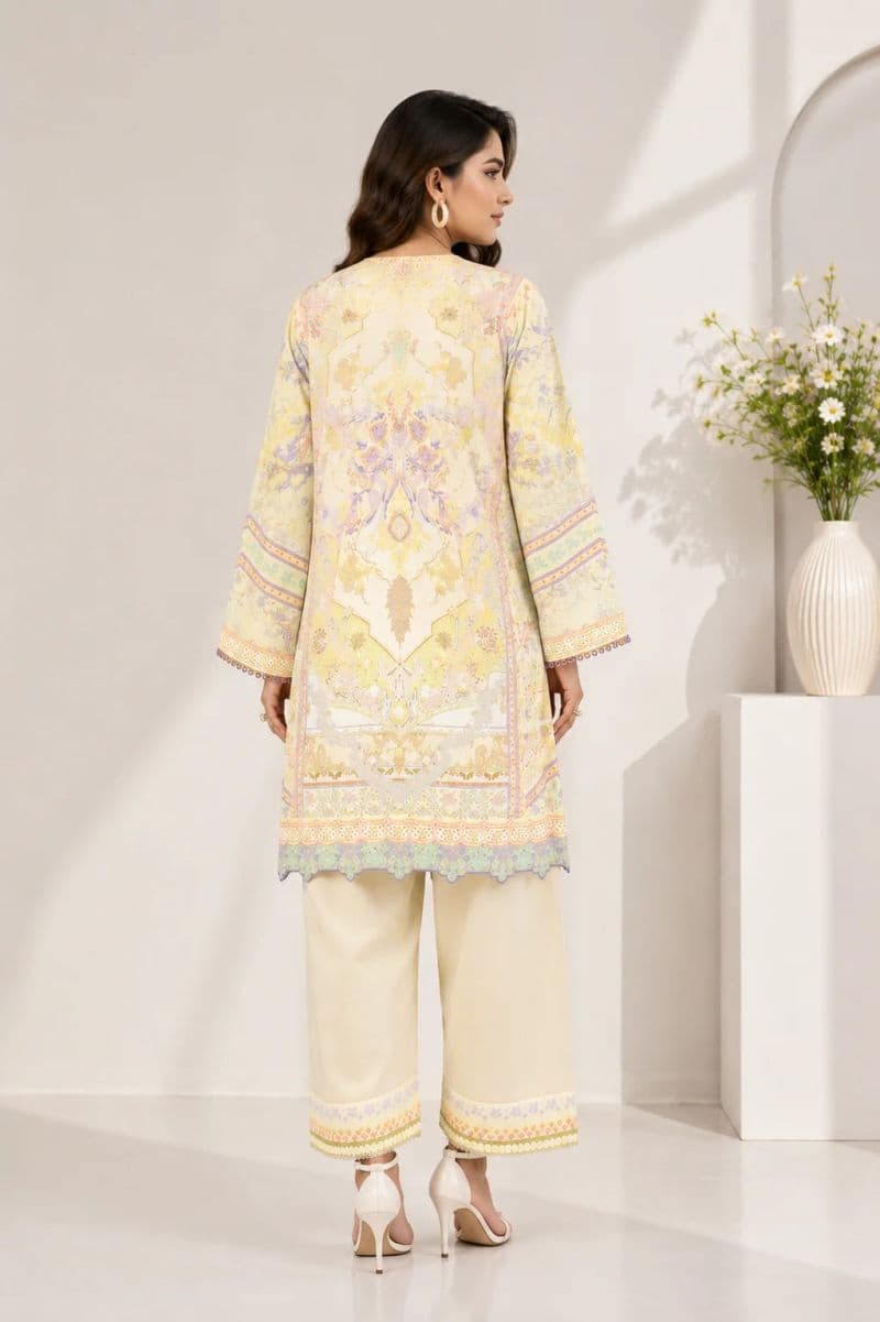 2 Piece - Printed Arabic Lawn Suit thumbnail