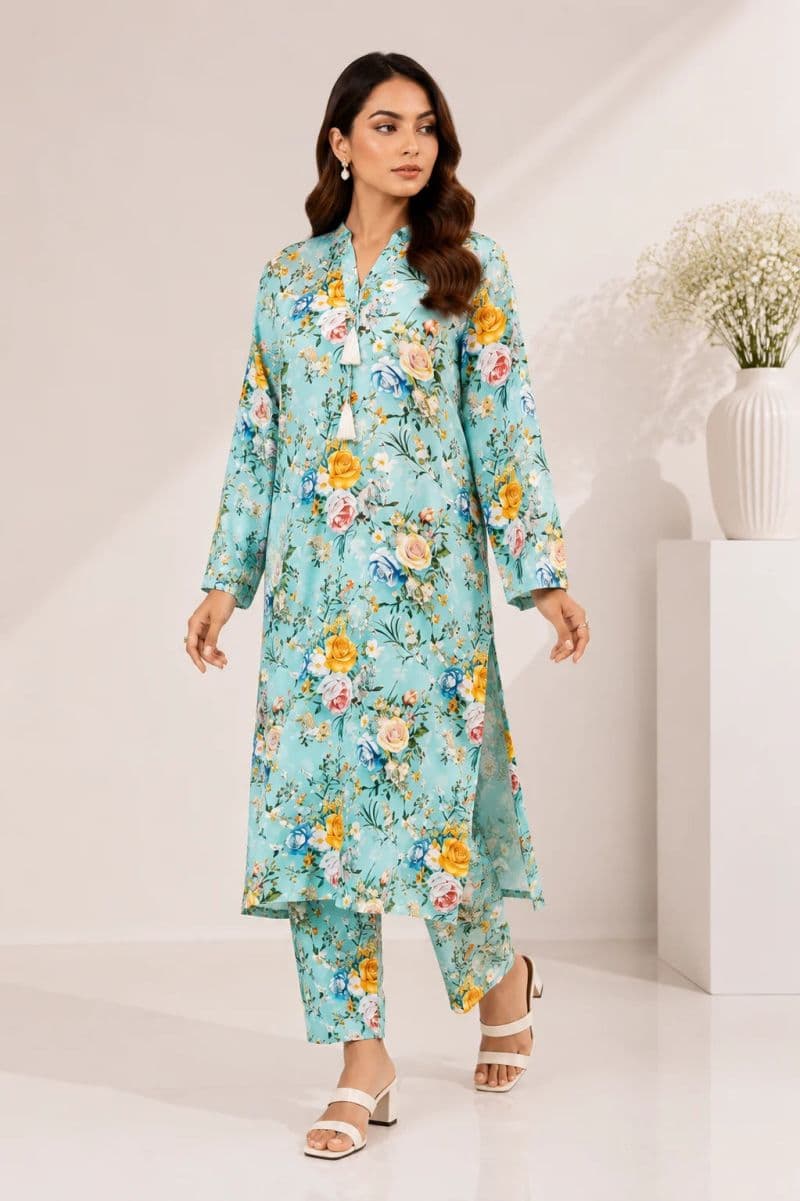 2 Piece - Printed Linen Suit thumbnail