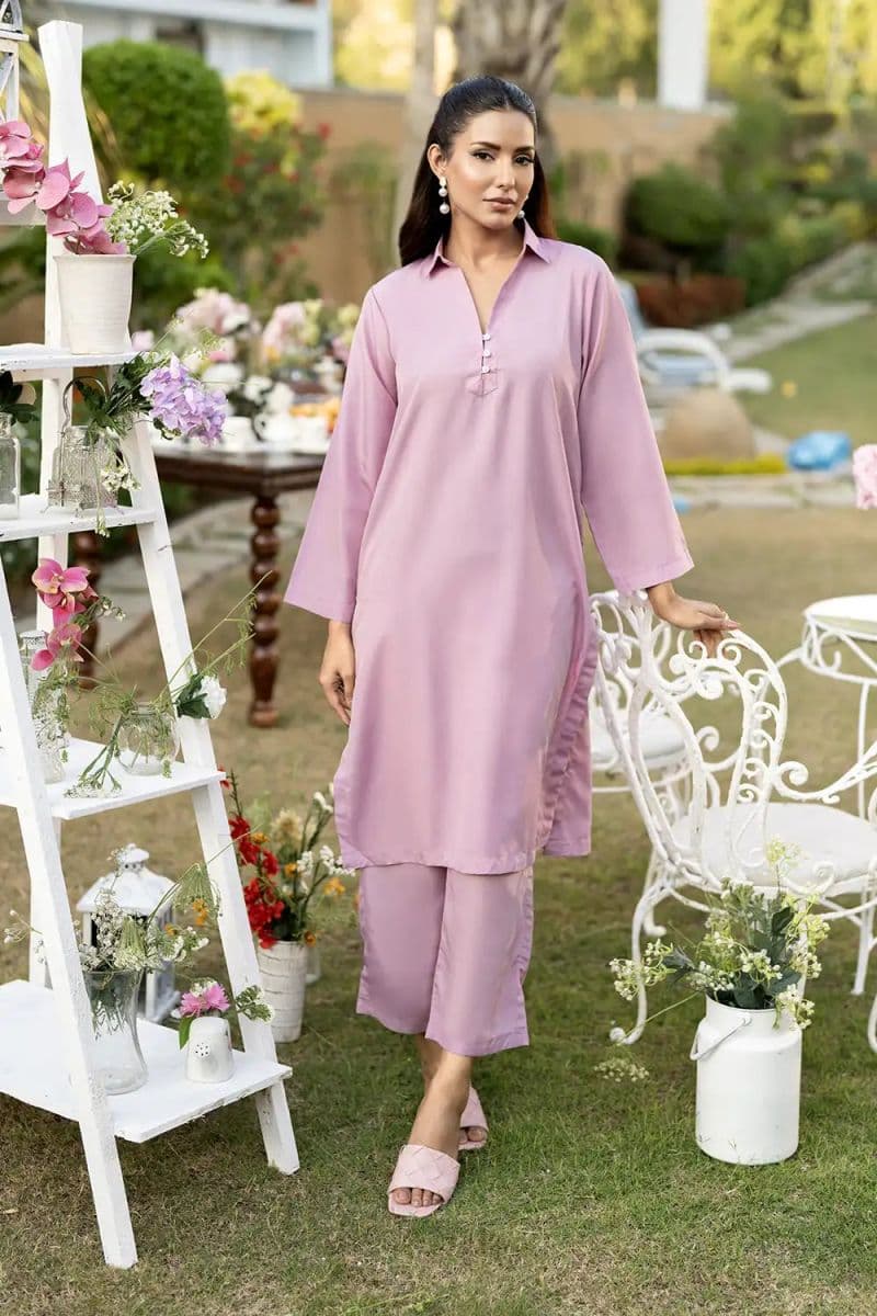 2 Piece - Dyed Silk Suit thumbnail