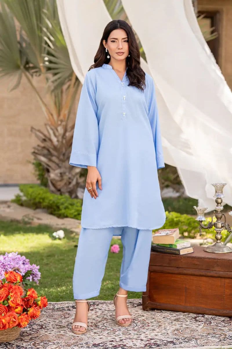 2 Piece - Dyed Silk Suit thumbnail
