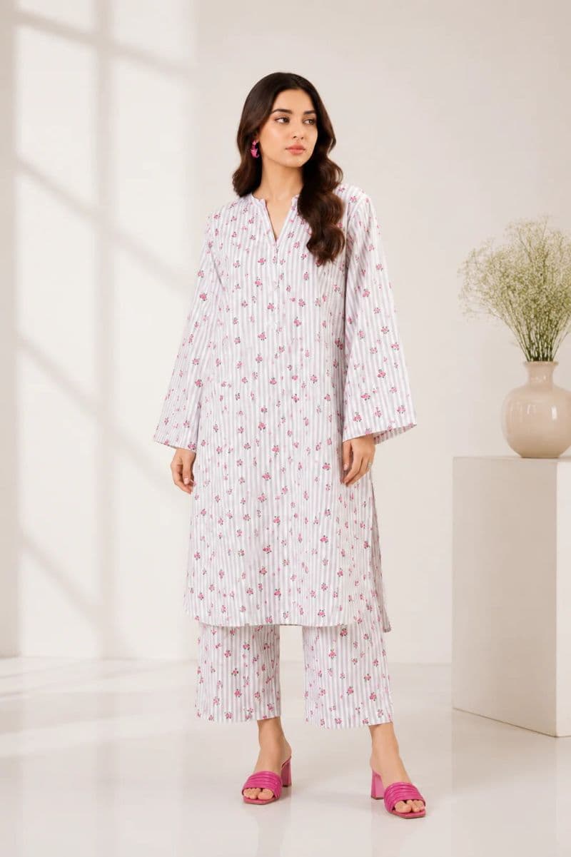 2 Piece - Printed Lawn Suit thumbnail