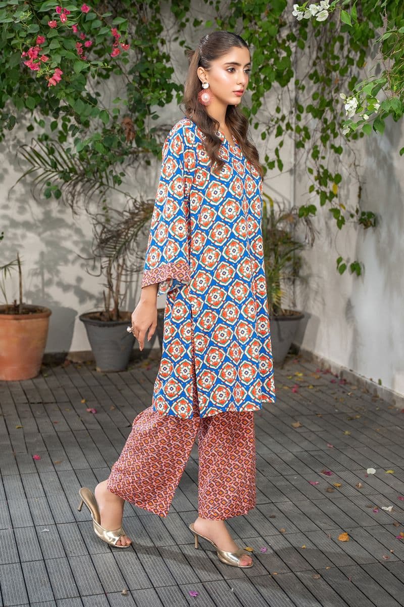 2 Piece - Printed Linen Suit thumbnail
