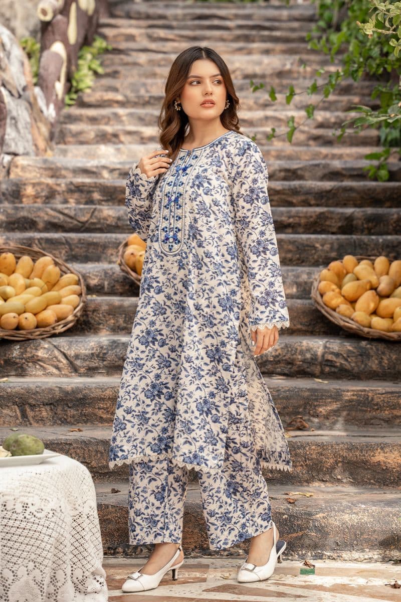 2 Piece - Embroidered Lawn Suit