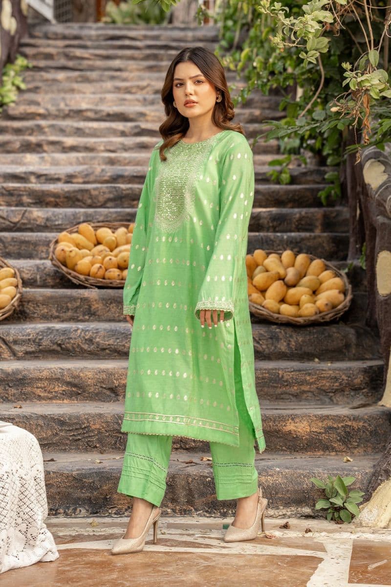 2 Piece - Embroidered Jacquard Suit thumbnail