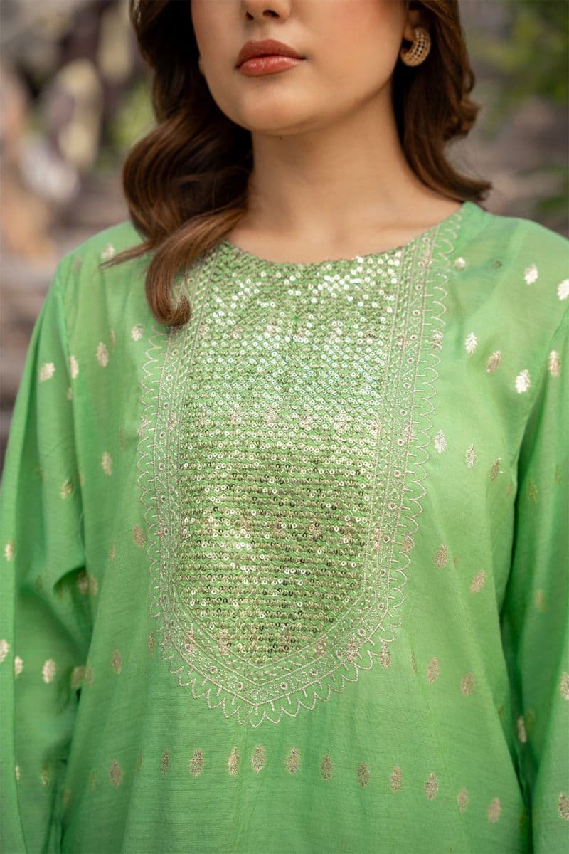 2 Piece - Embroidered Jacquard Suit thumbnail