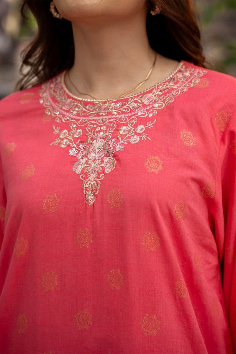 2 Piece - Embroidered Jacquard Suit thumbnail
