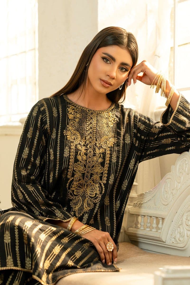 2 Piece - Embroidered Jacquard Suit thumbnail