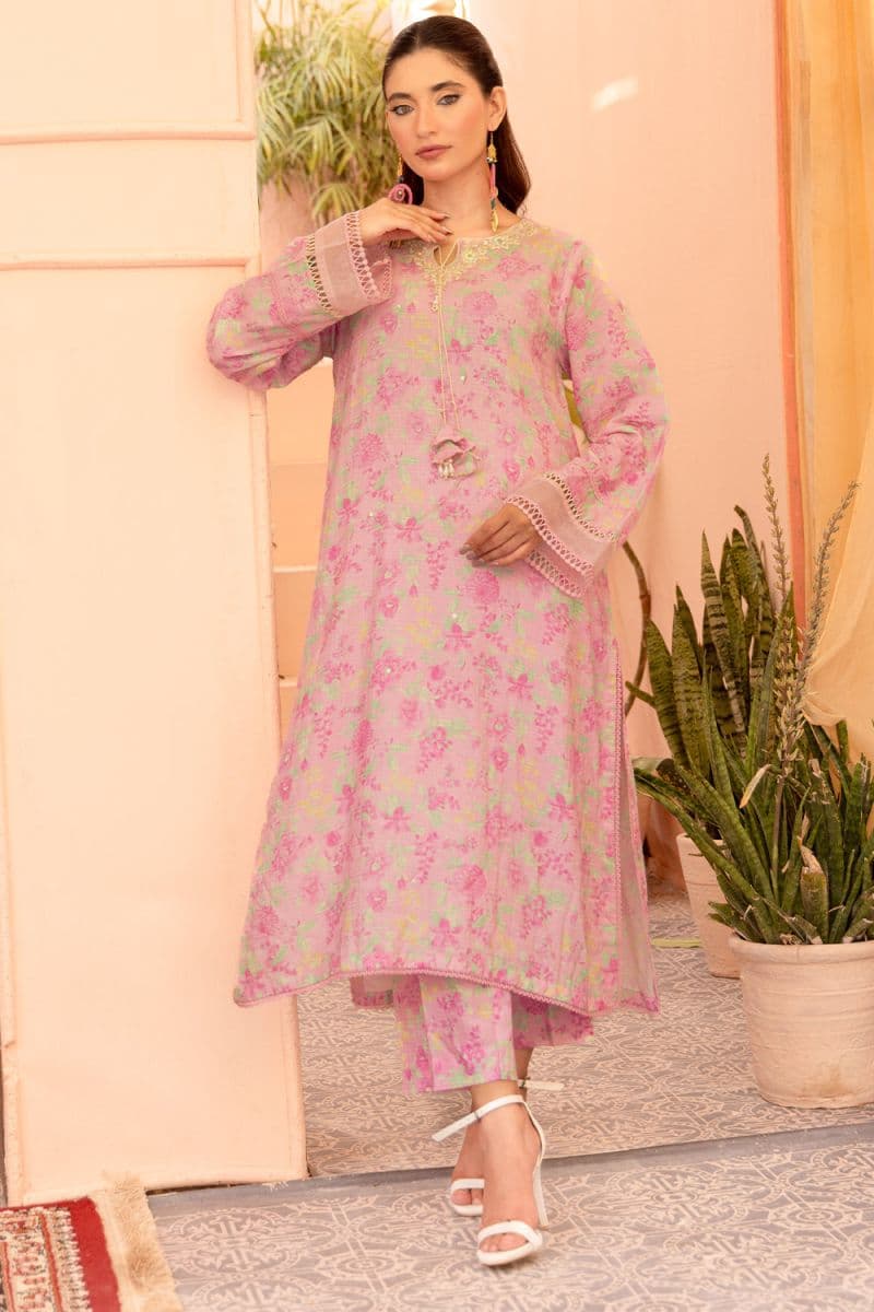 2 Piece - Embroidered Viscose Suit thumbnail