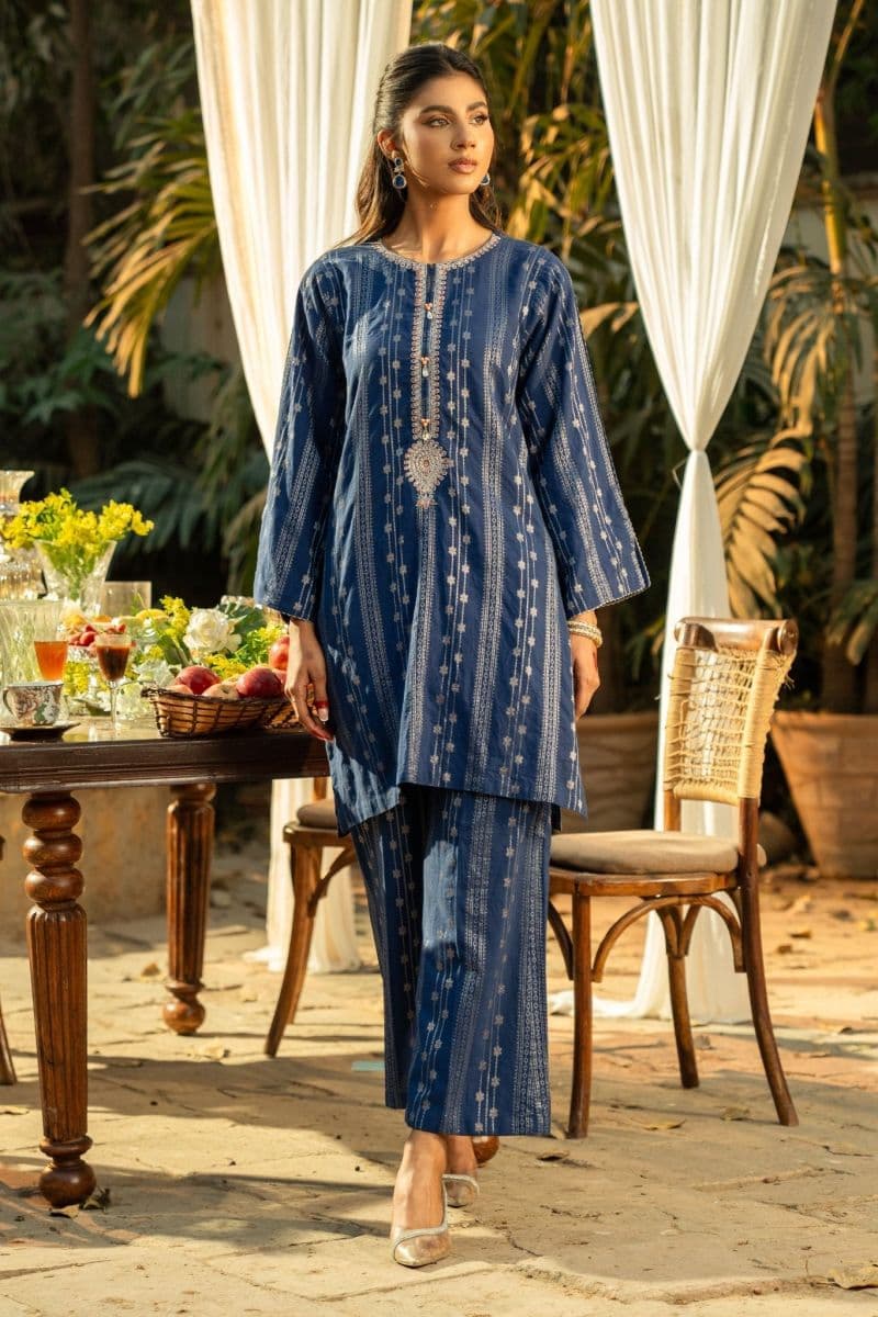 2 Piece - Embroidered Jacquard Suit thumbnail