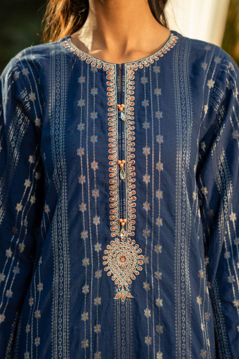 2 Piece - Embroidered Jacquard Suit thumbnail
