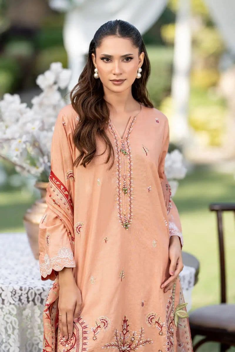 3 Piece - Embroidered Cambric Suit thumbnail
