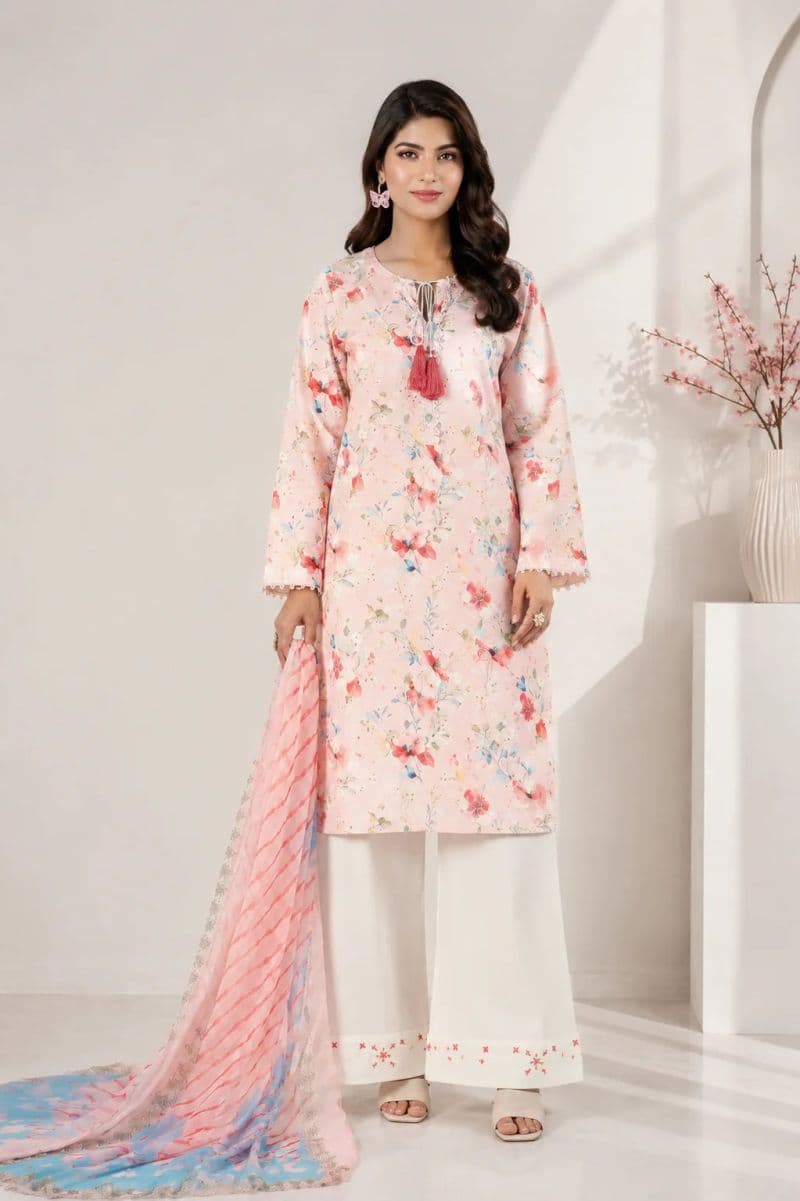 3 Piece - Printed Schiffli Suit thumbnail