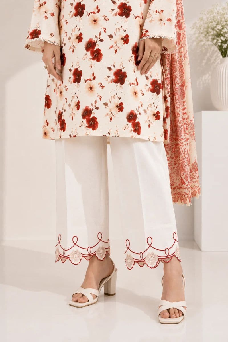3 Piece - Printed Chikankari Suit thumbnail