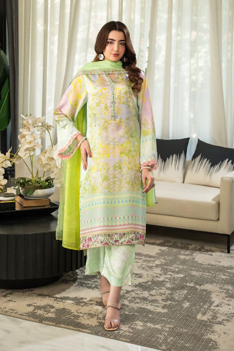 3 Piece - Printed Silk Suit thumbnail