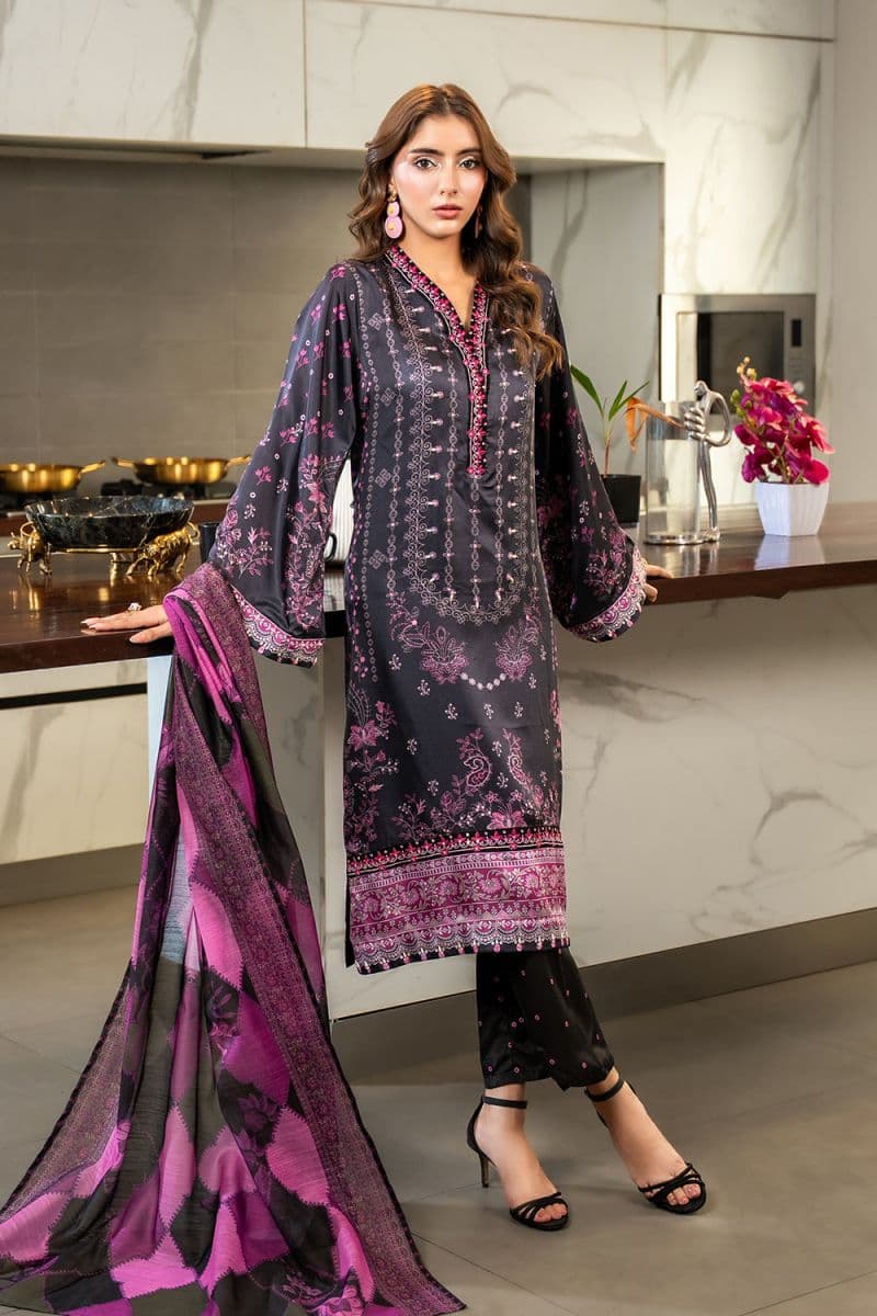 3 Piece - Embroidered Silk Suit thumbnail