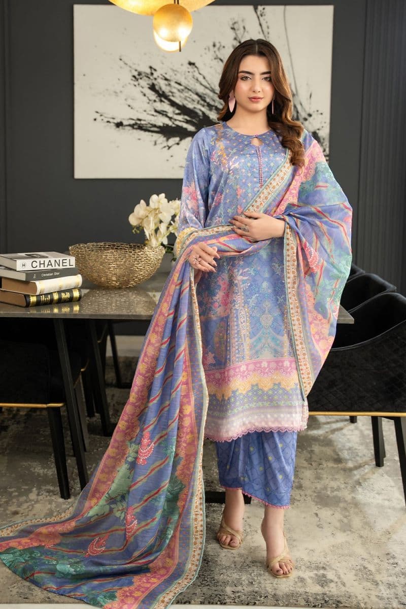 3 Piece - Printed Silk Suit thumbnail