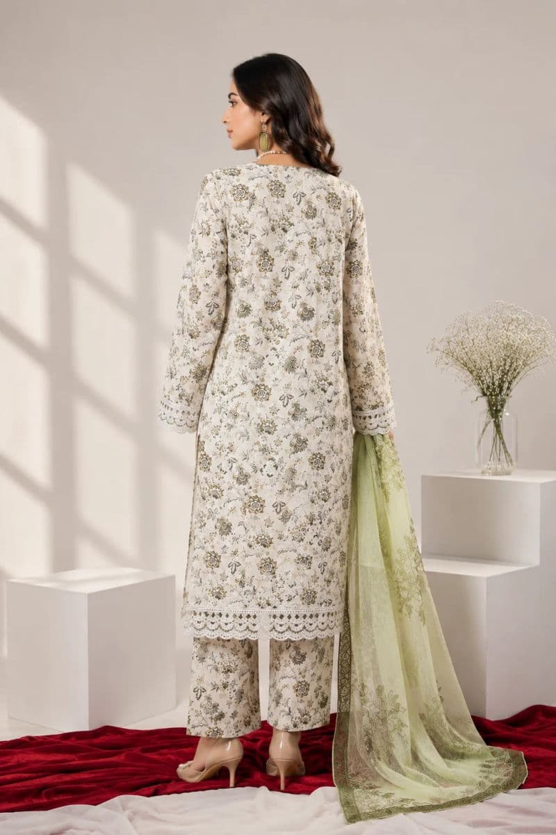 3 Piece - Embroidered Lawn Suit
