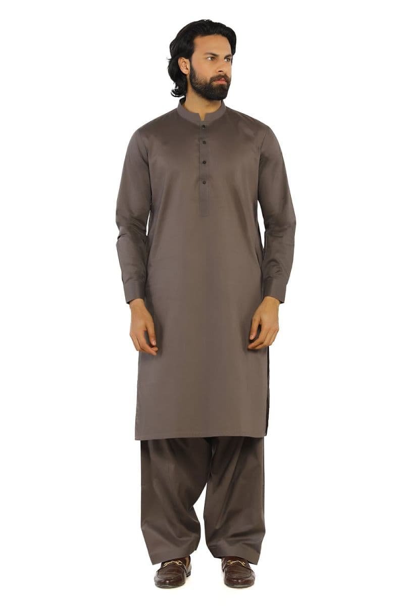 Light Brown Kameez Shalwar