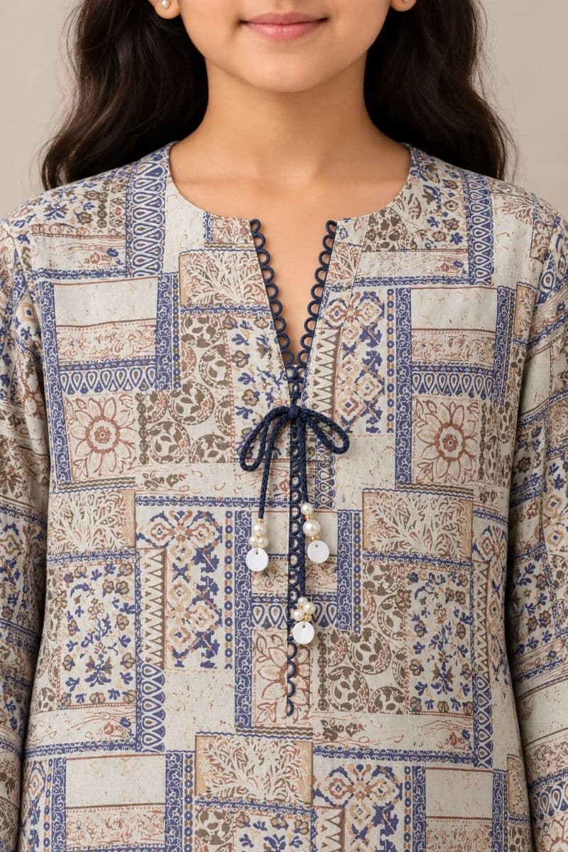 2 PIECE - PRINTED COTTON SUIT thumbnail