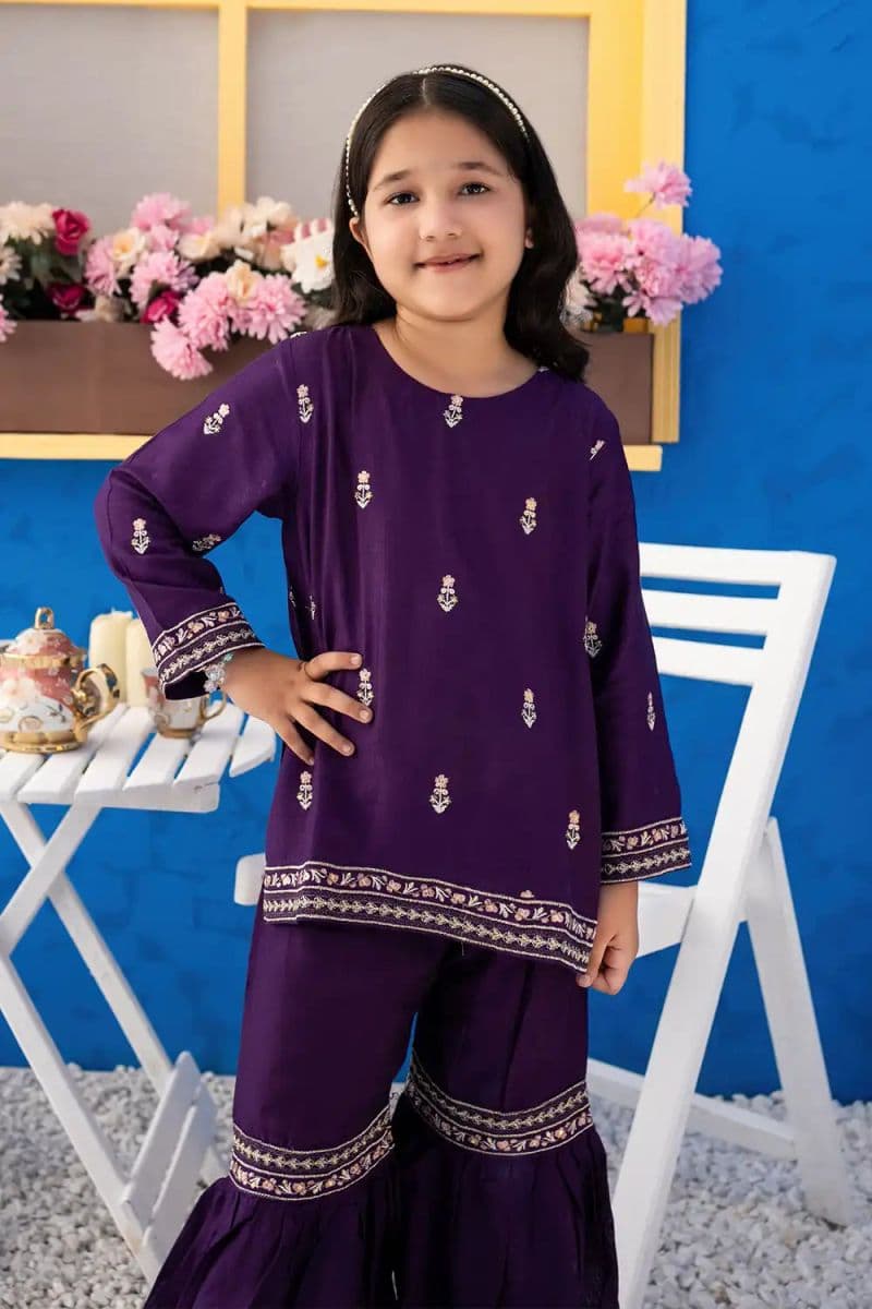 2 Piece - Embroidered Viscose Suit thumbnail