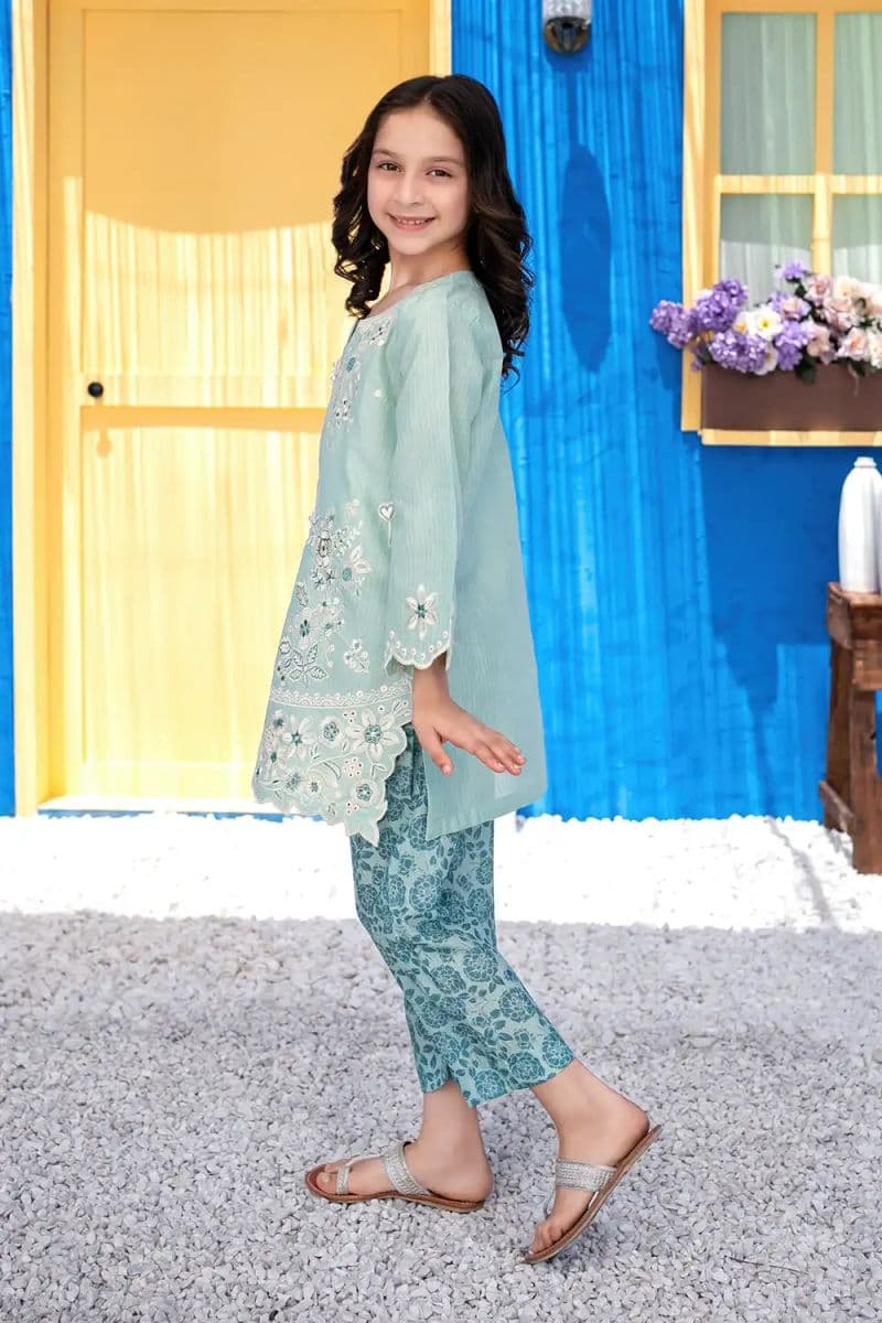 2 Piece - Embroidered Doria Lawn Suit thumbnail