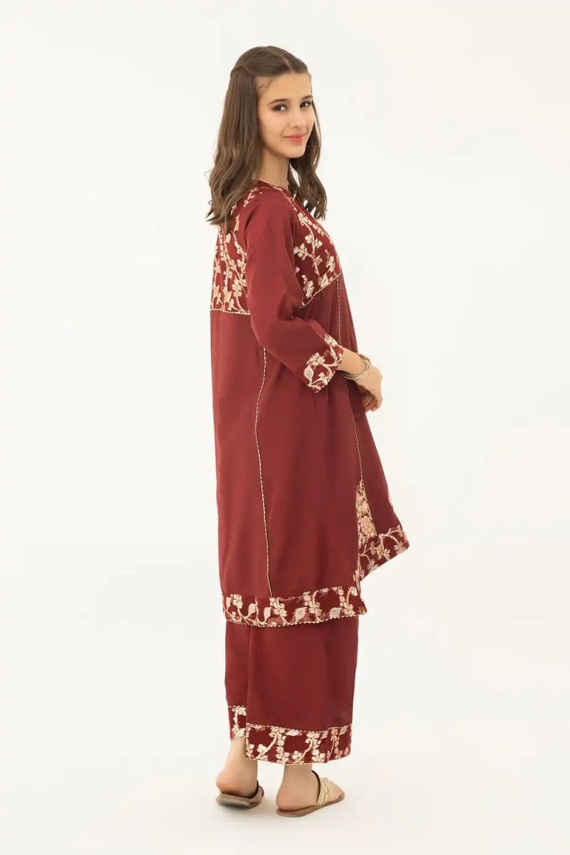 2 Piece - Embroidered Jacquard Suit thumbnail