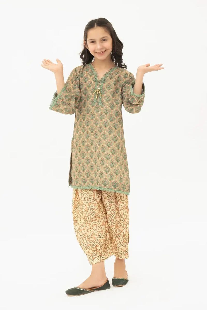 2 Piece - Printed Arabic Lawn Suit thumbnail