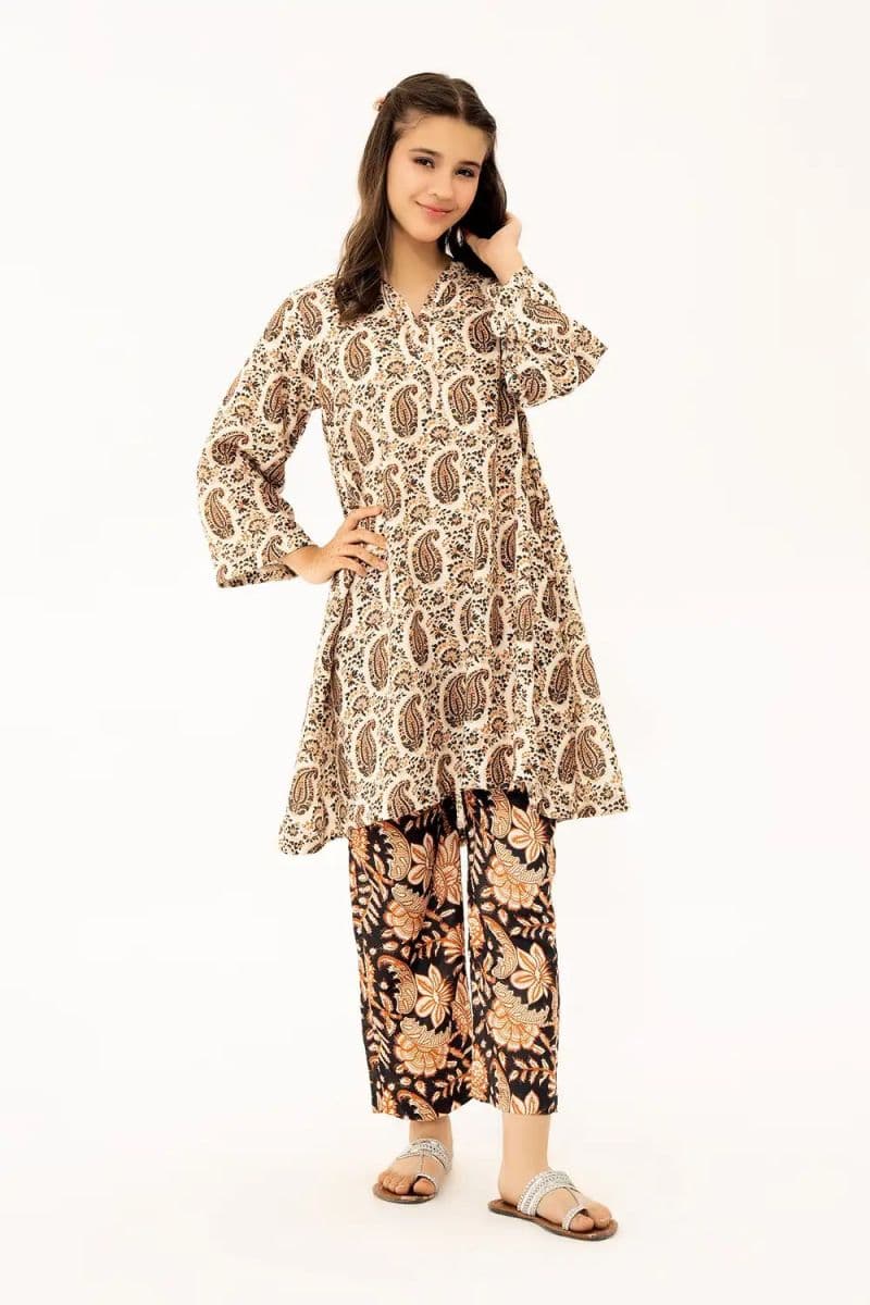 2 Piece - Printed Arabic Lawn Suit thumbnail