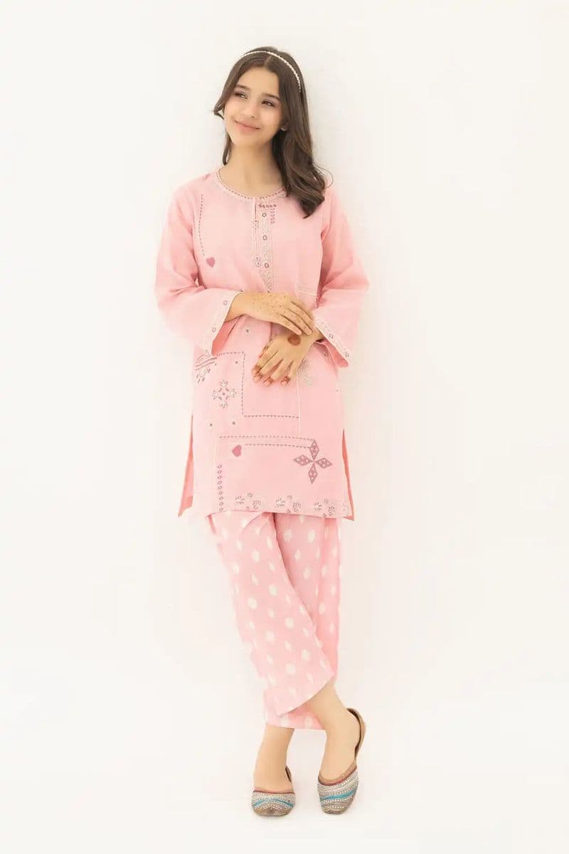 2 Piece - Embroidered Texture Suit thumbnail