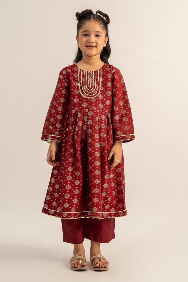 2 Piece - Printed Jacquard Suit