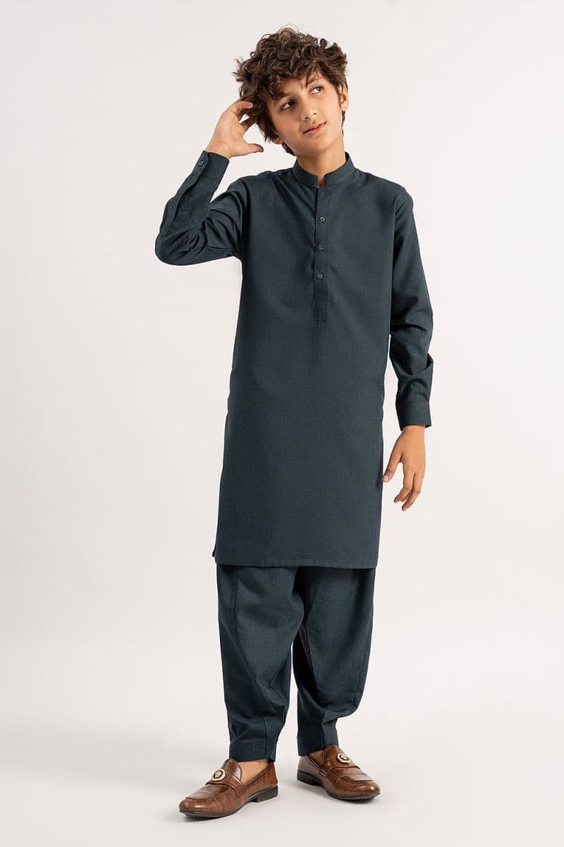 Wash & Wear Suit - C Green