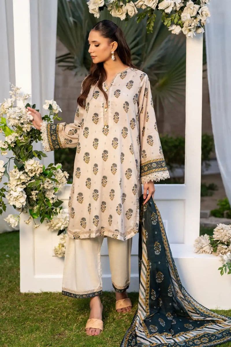 3 Piece - Printed Lawn Suit thumbnail