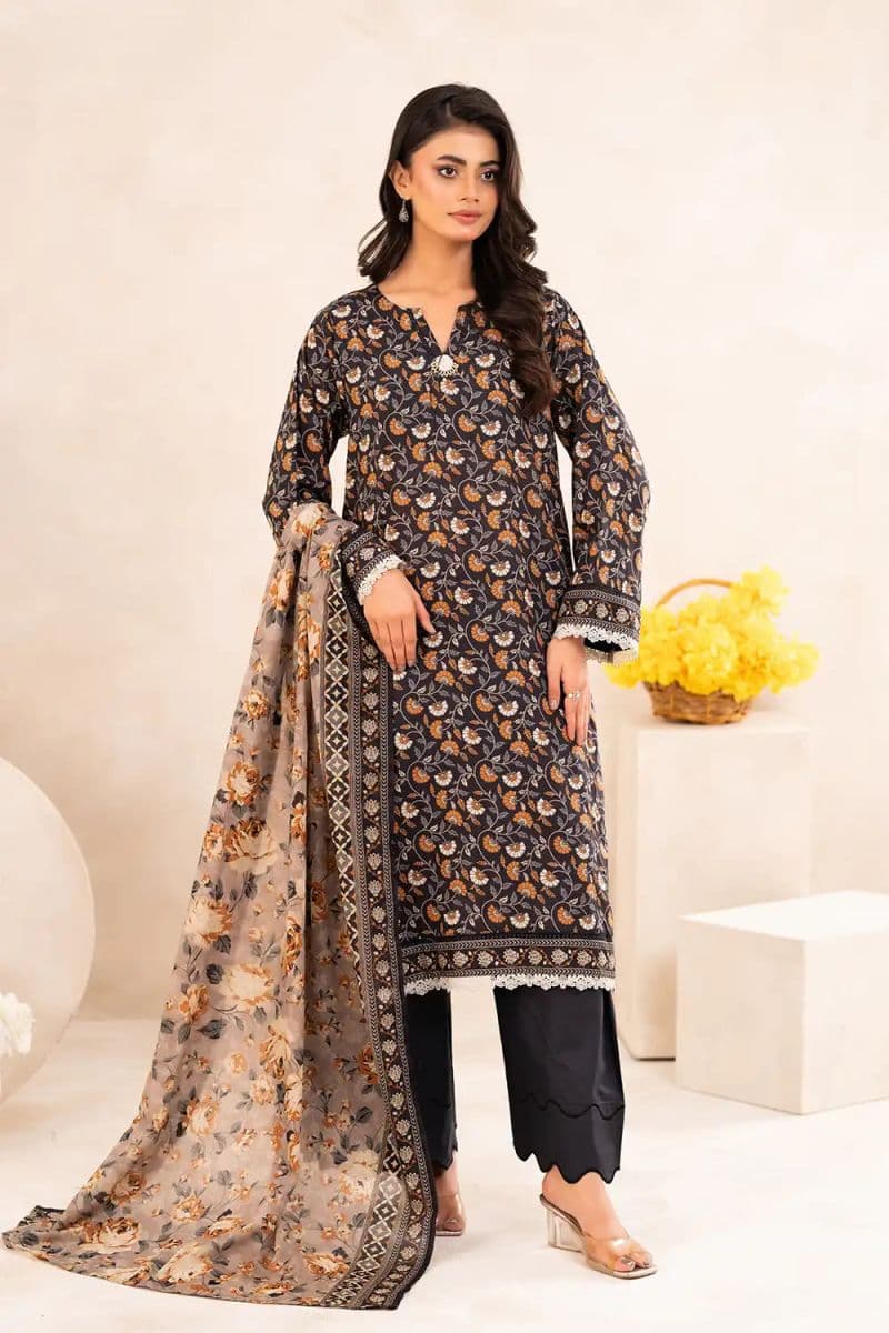 3 Piece - Printed Lawn Suit thumbnail