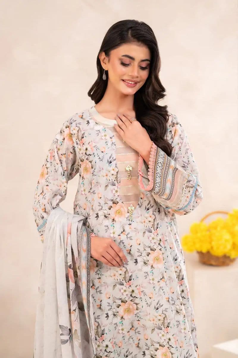 3 Piece - Printed Lawn Suit thumbnail