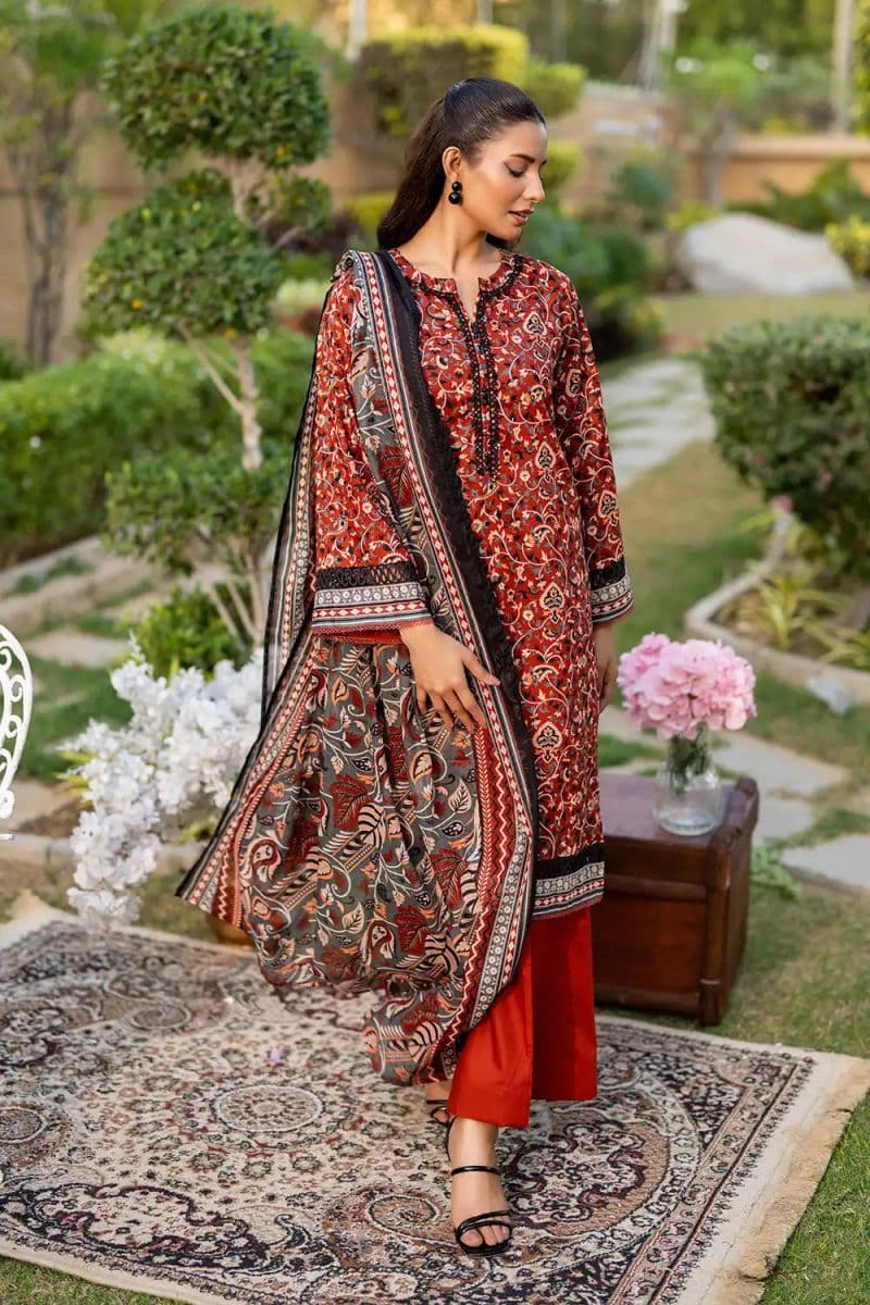 3 Piece - Printed Lawn Suit thumbnail