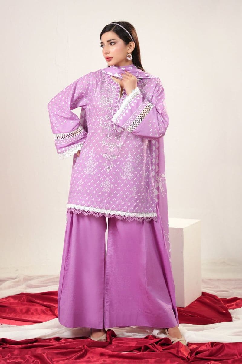 3 Piece - Printed Lawn Suit thumbnail
