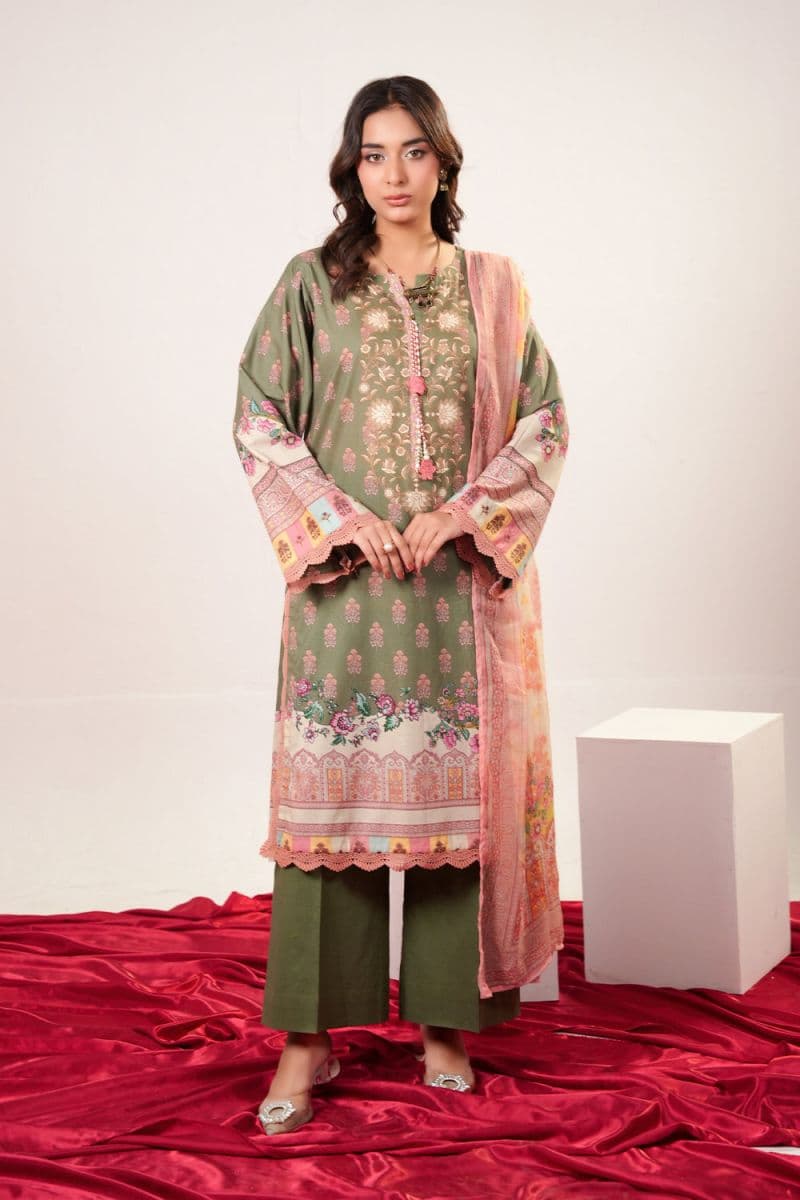 3 Piece - Printed Lawn Suit thumbnail
