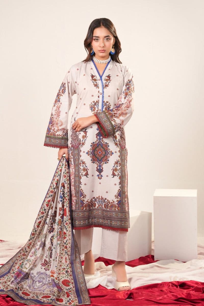 3 Piece - Printed Lawn Suit thumbnail