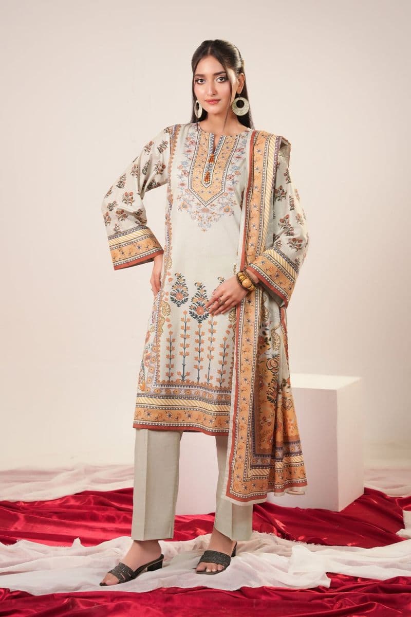3 Piece - Printed Lawn Suit thumbnail