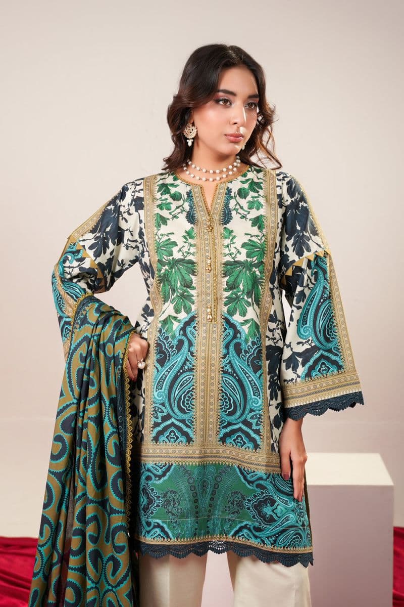 3 Piece - Printed Lawn Suit thumbnail