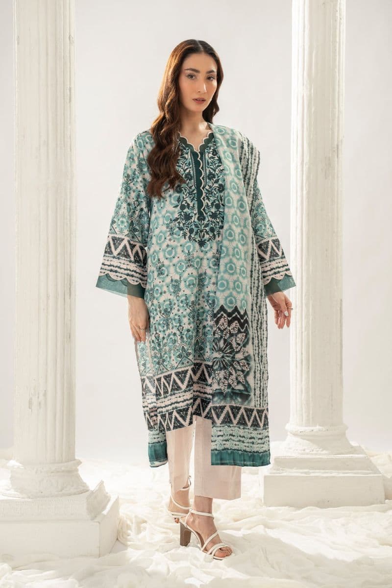 3 Piece - Printed Arabic Lawn Suit thumbnail