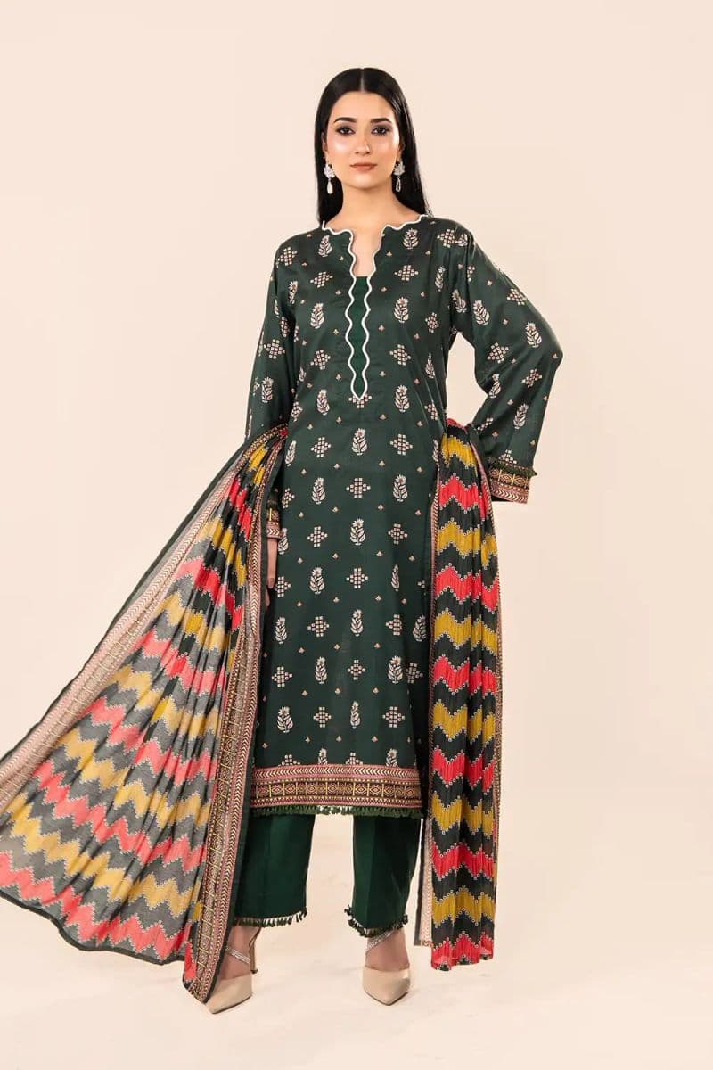 3 Piece - Printed Lawn Suit
