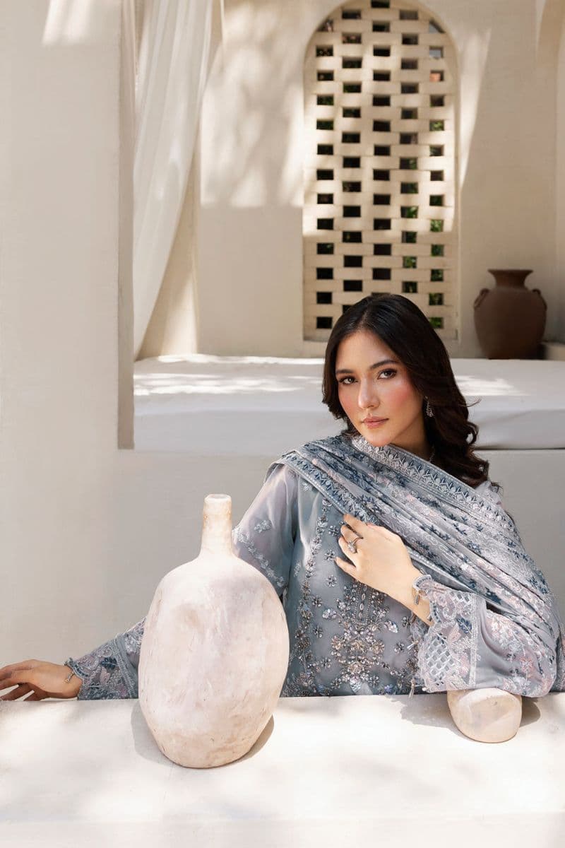 Embroidered Chiffon Unstitched Suit