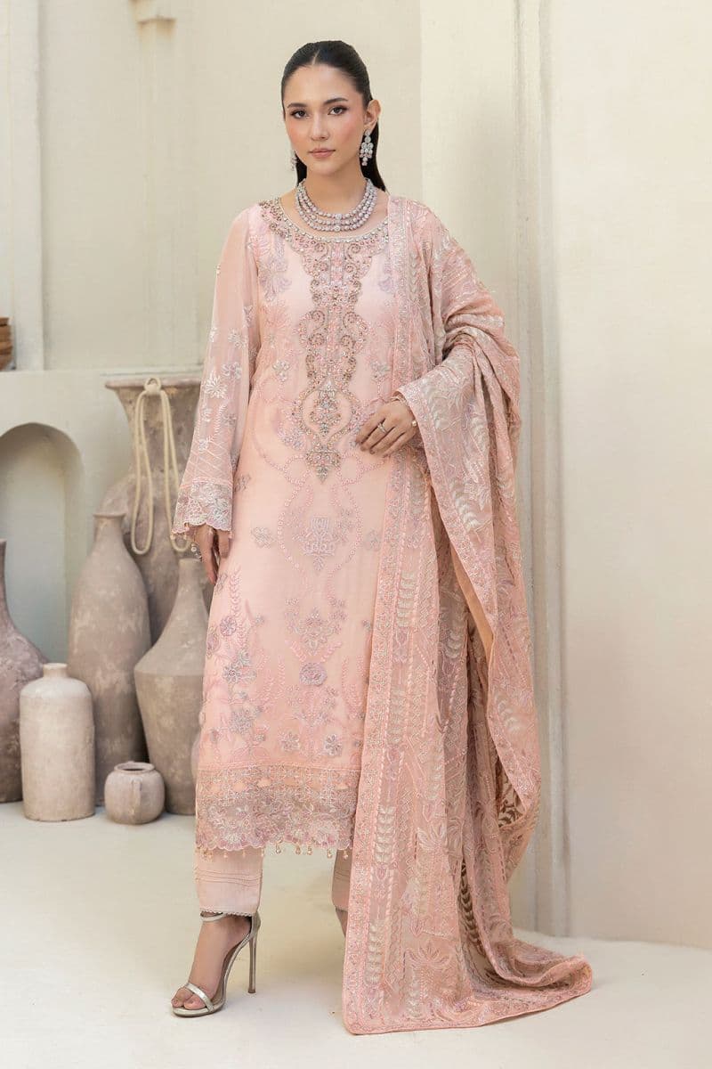 Embroidered Chiffon Unstitched Suit